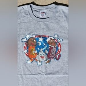 Vtg 2000s Hershey Candy Bars Promo Anvil T-Shirt Size (XL)
